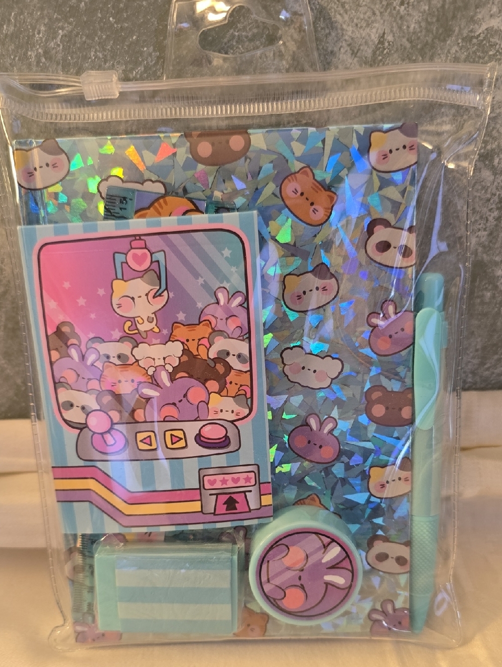 Claire's Journal, Ruler, Pen, Memo, Eraser, Bundle New